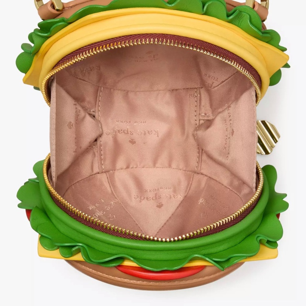 Kate Spade 3D Cheeseburger Crossbody Bag NWT 🏷 - Picture 4 of 7